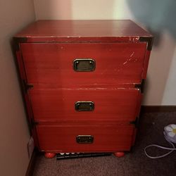 Red Dresser