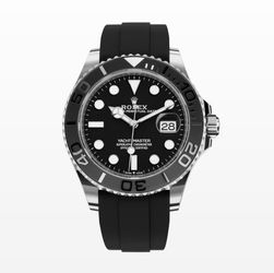 Rolex Yacht-Master 42 226659 White Gold Black Dial Oysterflex Bracelet