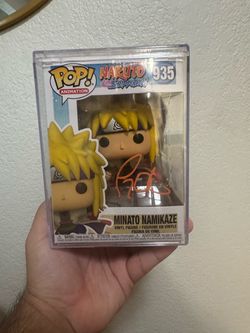 Funko Pop! Animation Naruto Shippuden Minato Namikaze #935 Signed