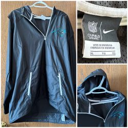 Mens XL Nike Carolina Panthers Pullover Hoodie Jacket - Onfield NFL Apparel