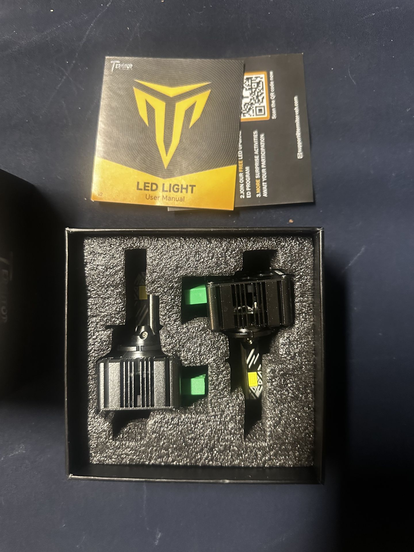 Terminator M1 DS3 headlight bulbs