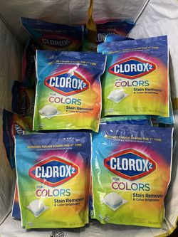 CLOROX 2 for Colors - Stain Remover and Color Brightener Packs, 40 Count
