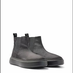 HUGO BOSS Mens Chelsea Boots Sz 10 (Black)