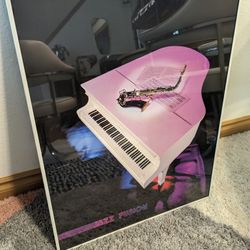 80s 90s Postmodern Jazz Fusion Art Print W/ Piano & Sax
