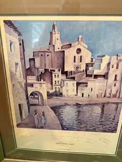 Port Alguer 1924 Print By Salvador Dali