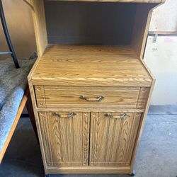 Dresser / Storage Cabinet On Wheels 