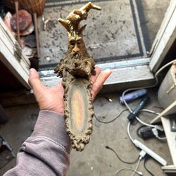 Vintage Carved Incense Holder Or Decor