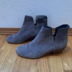 Cole Haan Gray Suede Size 9.5  Slouch Women’s Booties Pd $200