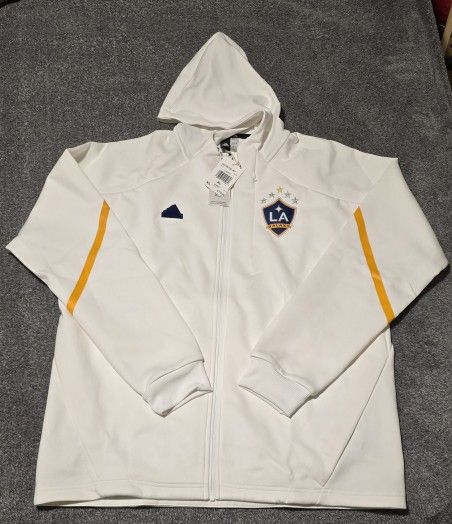 Adidas LA Galaxy Hoodie Jacket (XL)
