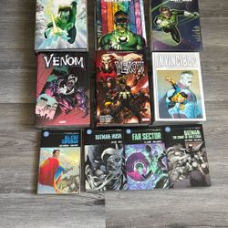 Hard Cover And Paperback Comics For Sale 