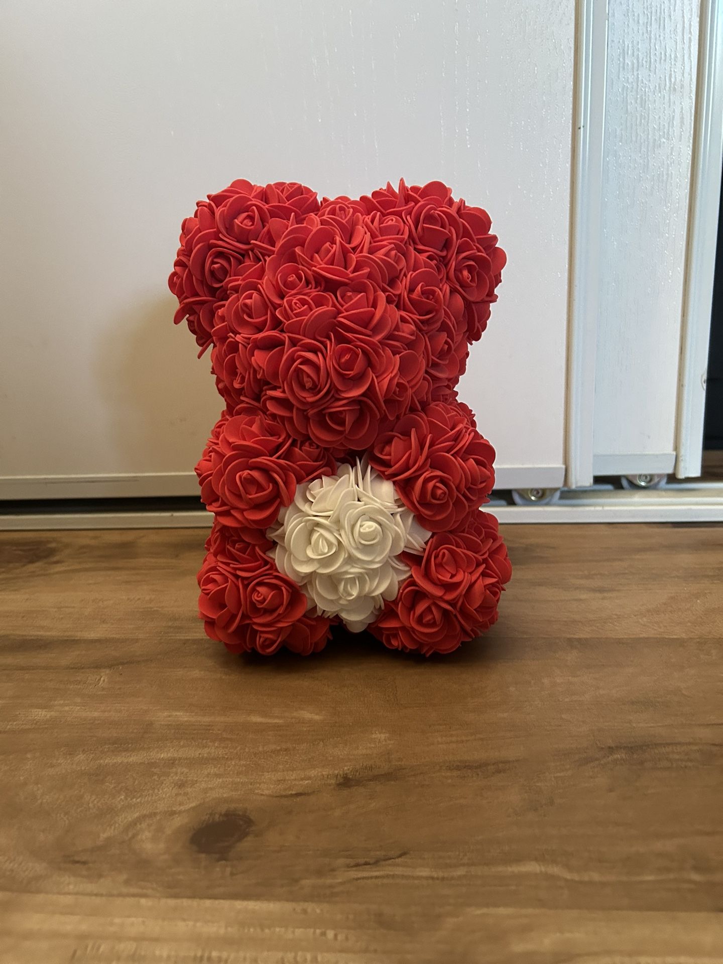 Rose Teddy Bear 10”