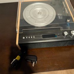 Victrola Record player And Power Cord 