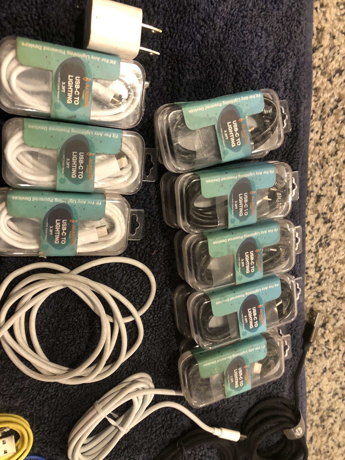 Apple, USB-c Type Chargers, Headphones And Auxiliary Cords