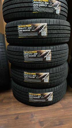 Blackhawk Agility SUV 235/65R18 Tires Set of 4 nuevas y garantizadas