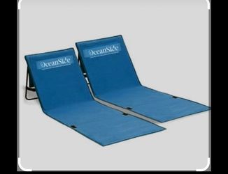 Oceanside beach lounge mat pack of 2