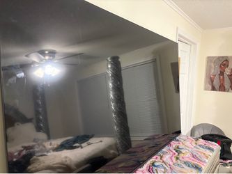 Custom painted Ashley North Shore King Bed