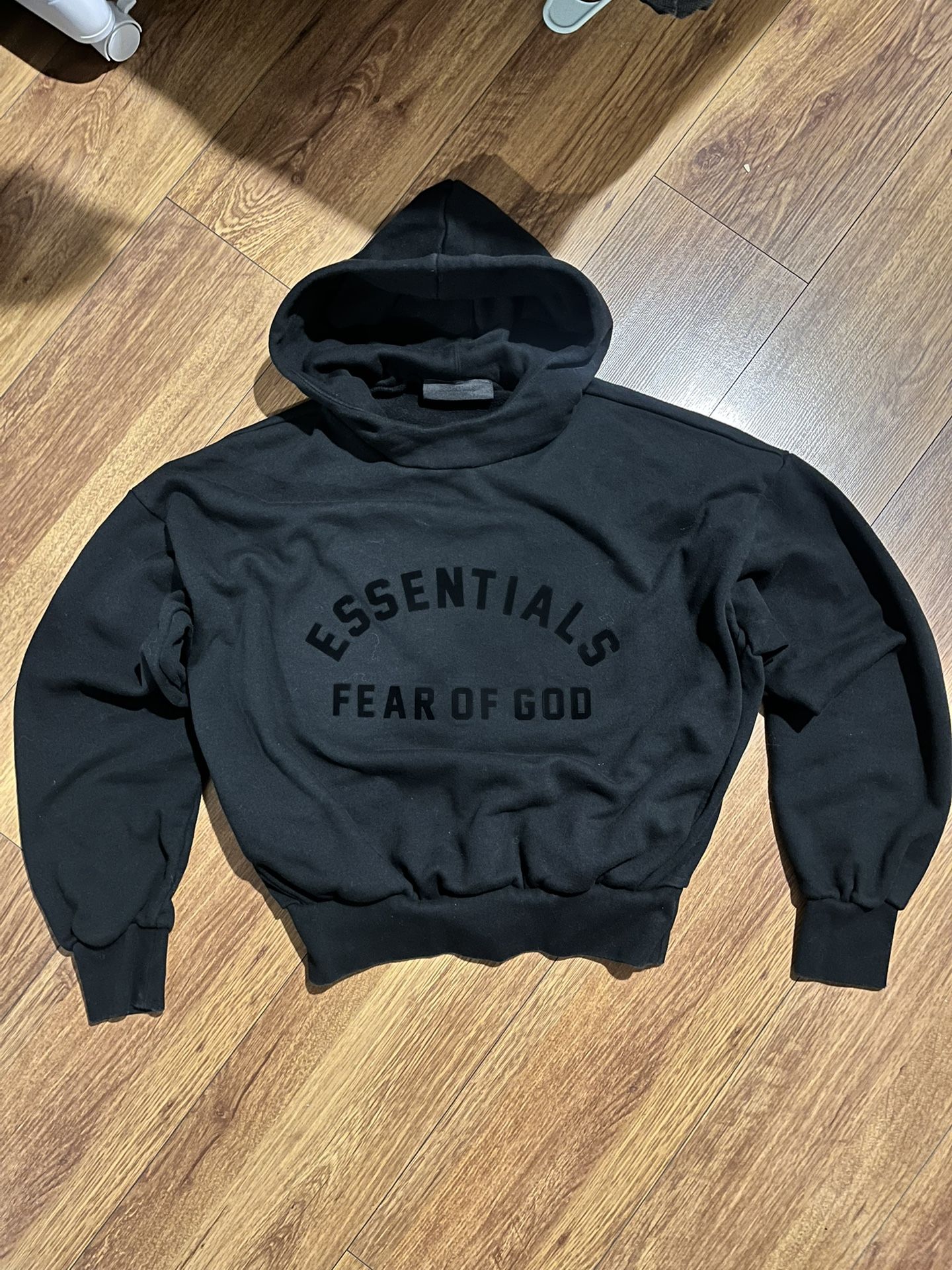 Fear of God Essentials Hoodie 'Jet Black'
