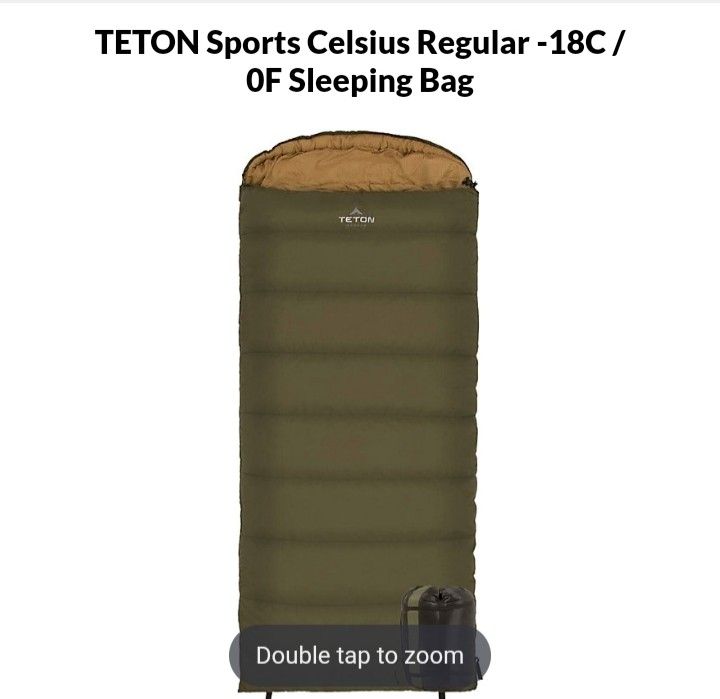teton sports sleeping bag