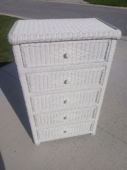 Wicker Dresser