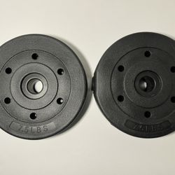 Barbell Weights - Pair of 7.5 Lb Plates