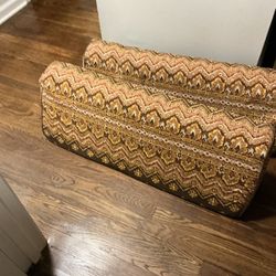 Two Beautiful , Antique Style Pillows For Day Bed , Both For$20