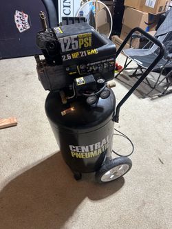 Central Pneumatic 21 Gallon Air Compressor READ