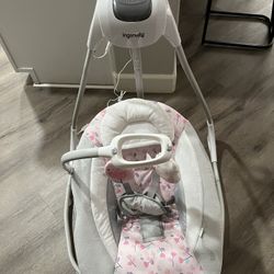 Brand New, Ingenuity Pink Baby Swing, With Music, Multi positions