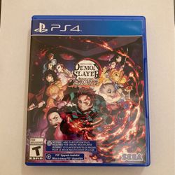 PS4 Demon Slayer The HINOKAMI CHRONICLES. Disk Version In Excellent Condition.