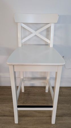 IKEA INGOLF Counter / Bar Stool (White)
