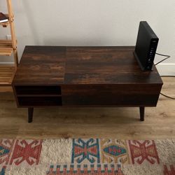 Midcentury Modern Coffee Table with Riser