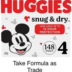 Size 4 Huggies Snug Dry Diapers Pañales 