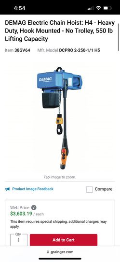 DEMAG Electric Chain Hoist