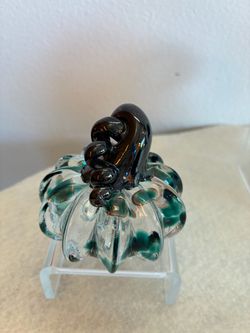 Hand Blown Glass Mini Pumpkins $12 Each
