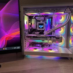 All White Gaming/Streaming PC