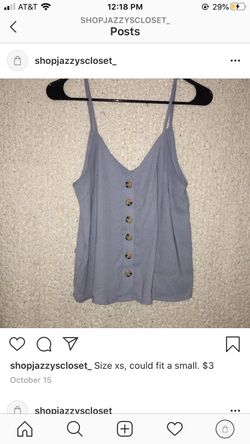 Blue buttoned shirt