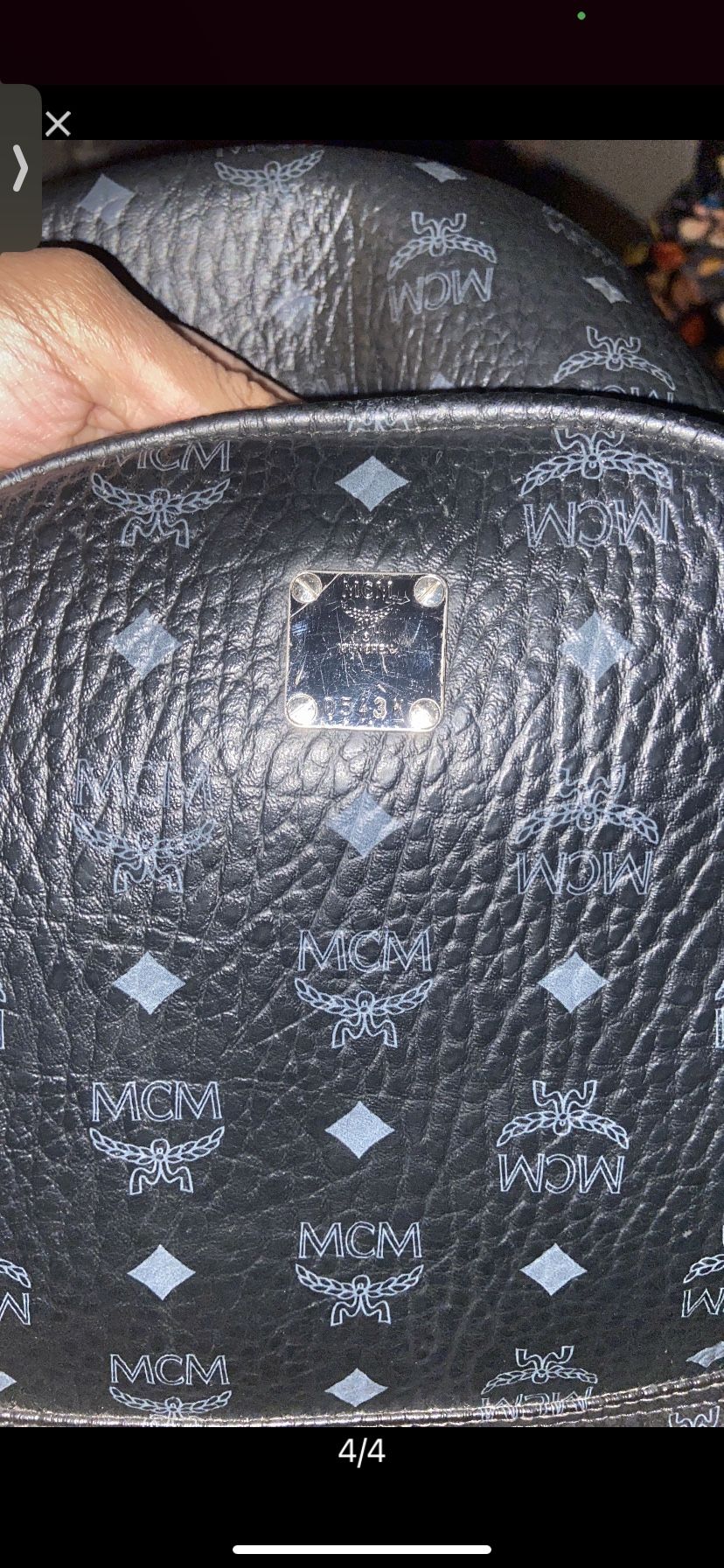 Large Studded Mcm Bag