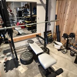 Lift Station, Olympic Bar, Plates And Bench!