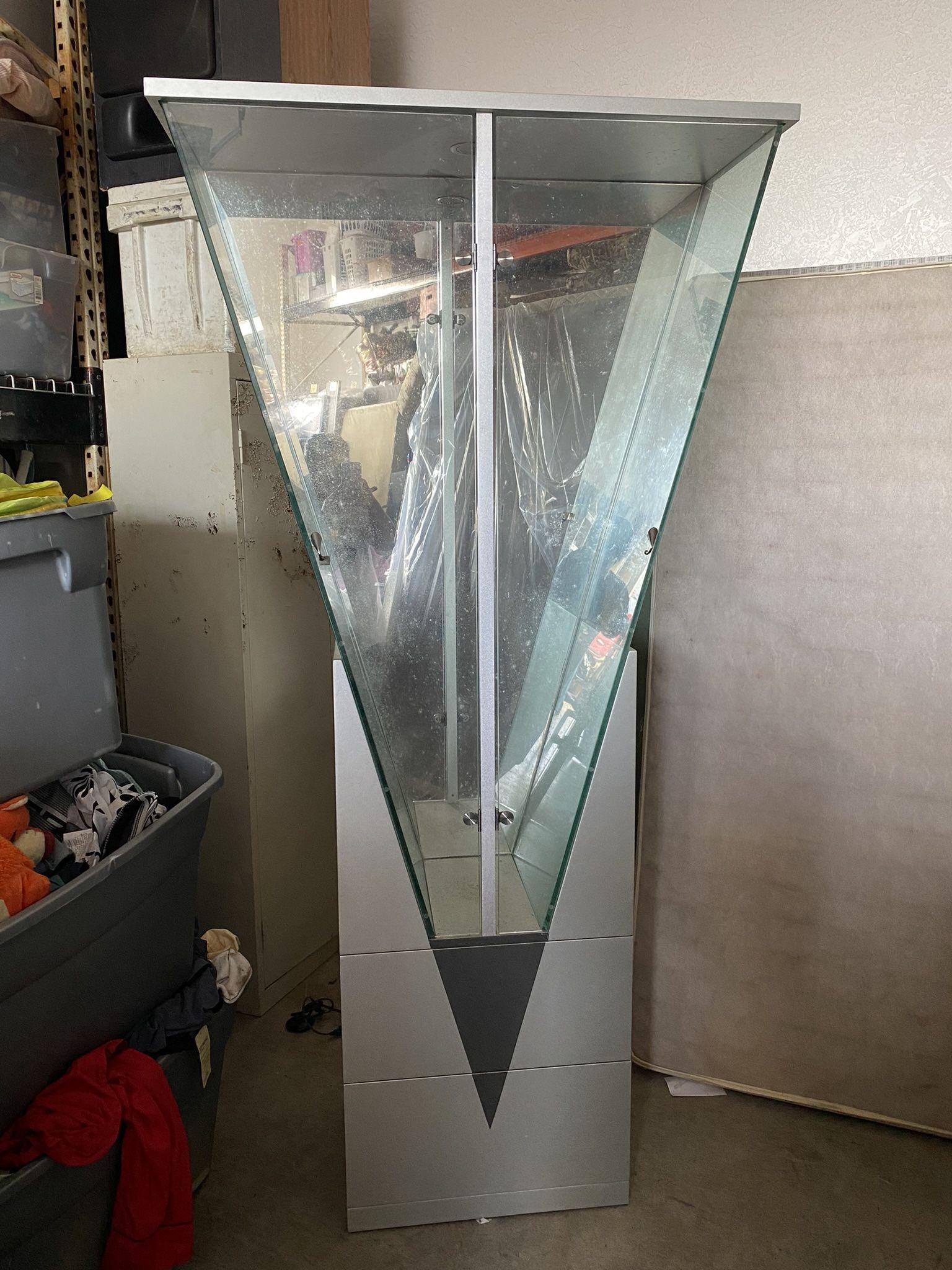 V Shaped Mirrors Cabinet Needing A Shelf