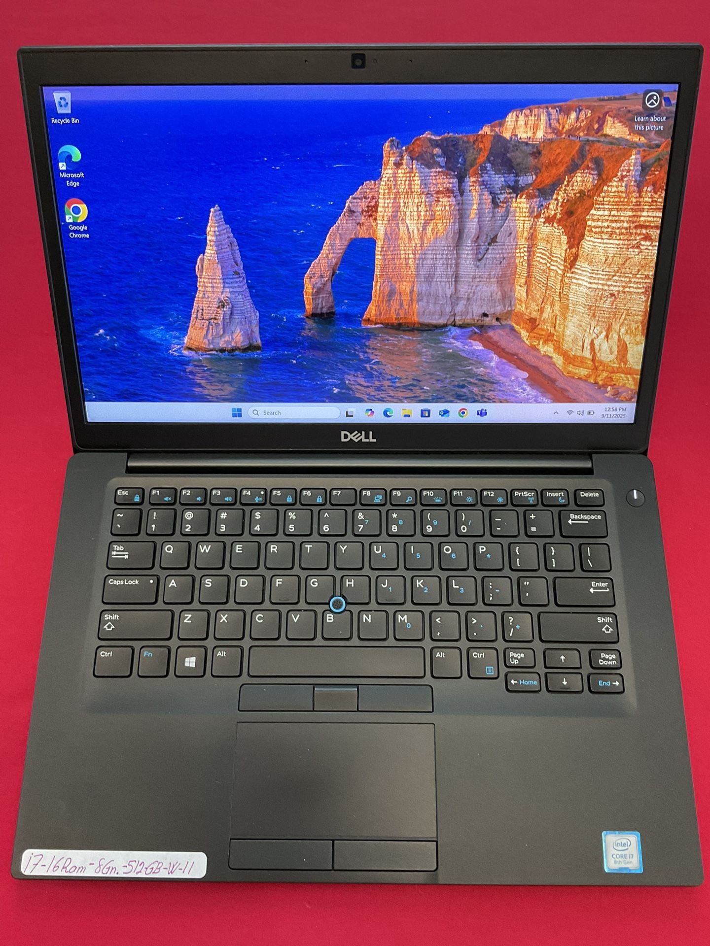 DELL LATITUDE i7 16. GB Ram. 512. SSD FLASH STORAGE WINDOWS. 11. - PRO INCLUDE THE CHARGER