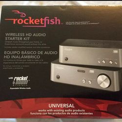 Surround Wireless High Definition  Audio Kit to Spand Audio  at Home. NEW!! Rocketfish  Brand