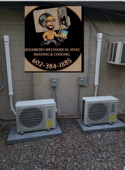 Hvac minisplit air conditioning