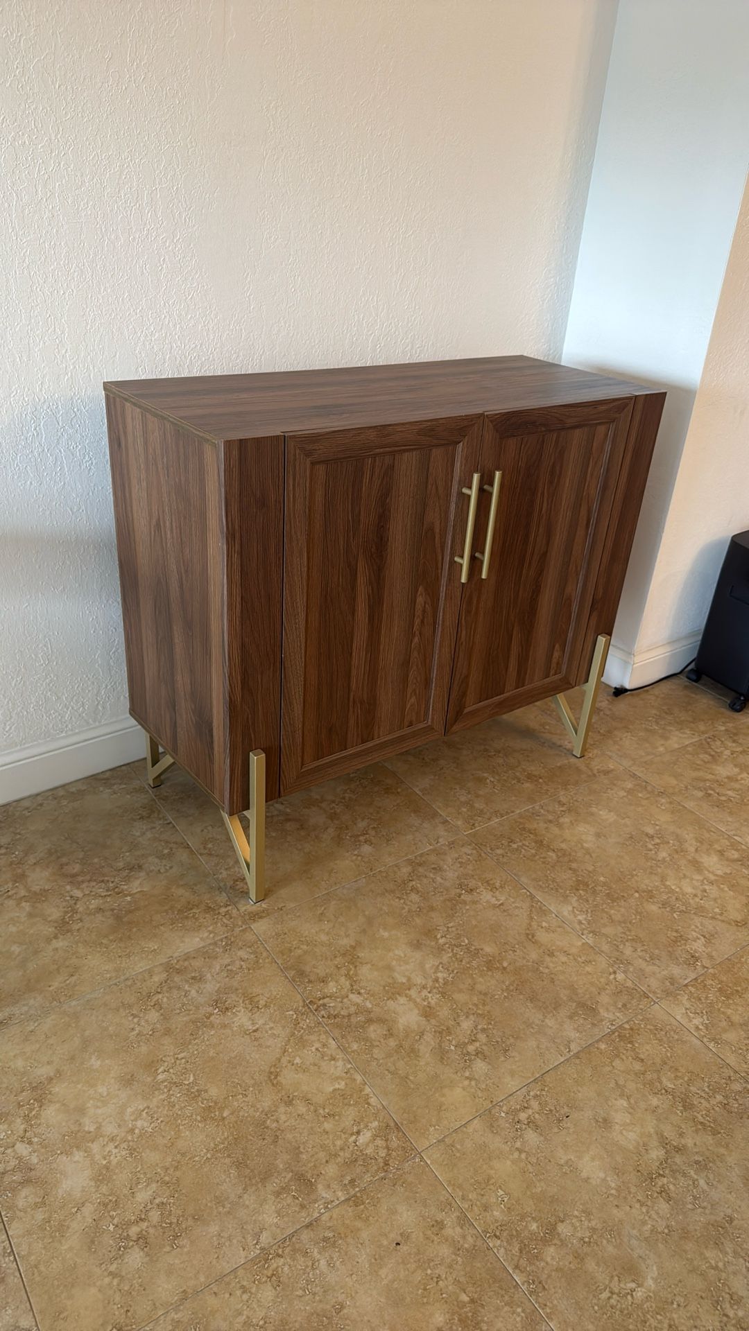 Modern Dark walnut Sideboard Cabinet 