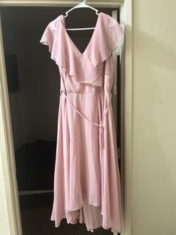 Dusty Rose bridesmaid dress