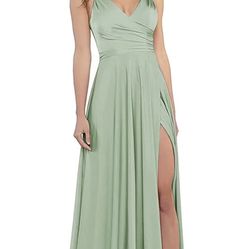 Sage Green bridesmaid Dress 