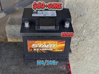Car Battery Group Size 140r/H4