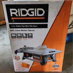 Ridgid table top wet saw deals