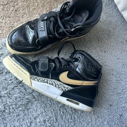 Jordan Legacy 312 Black Gold Patent 