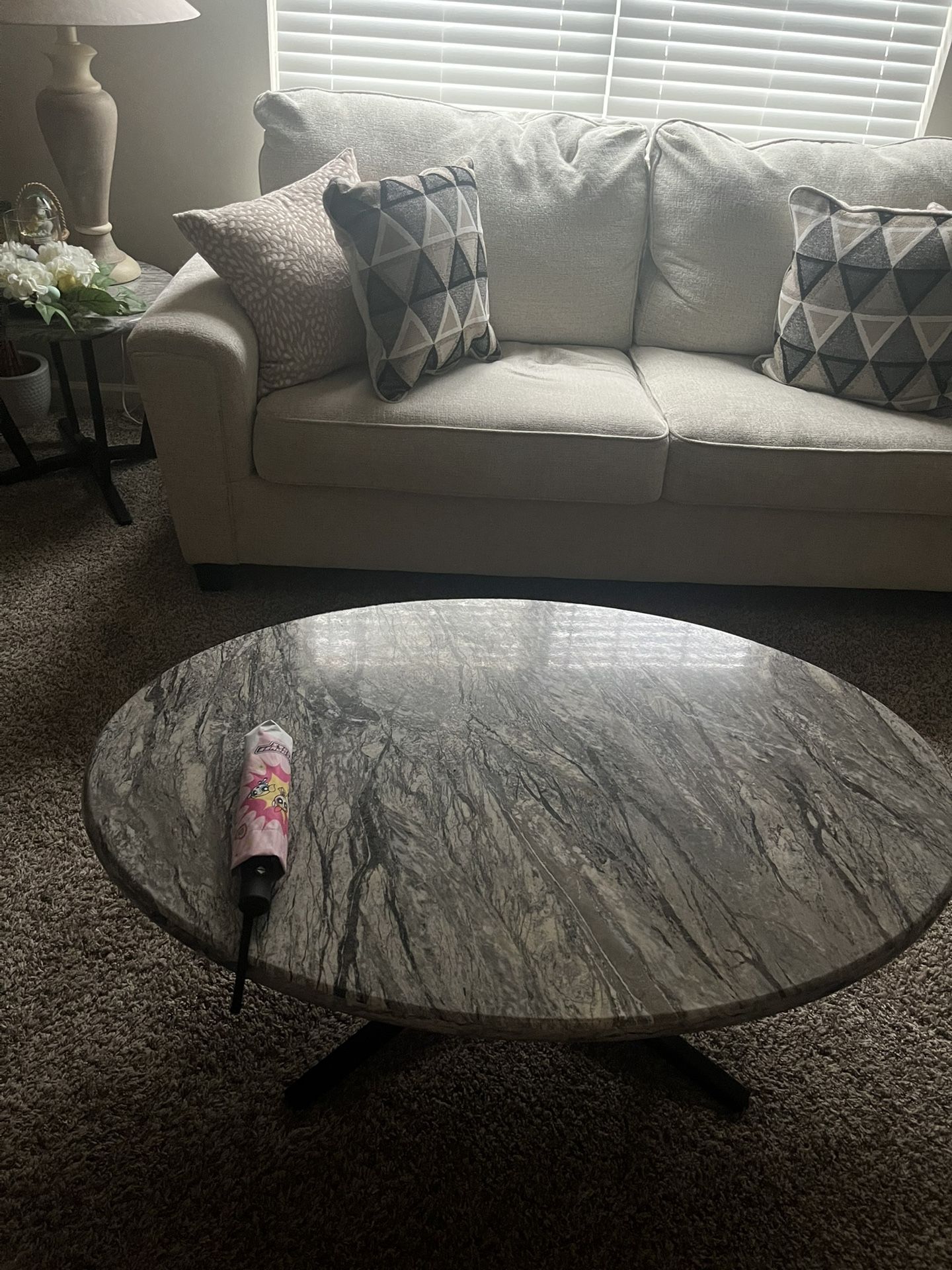 Coffee Table And 2 End Tables