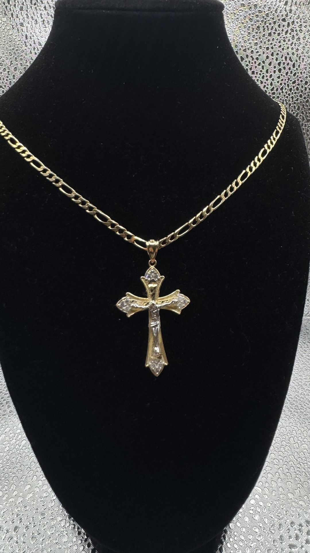 14k Gold Cross Pendant