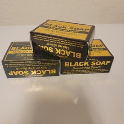 Natural Black  Soap 